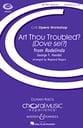 Art Thou Troubled? SATB choral sheet music cover